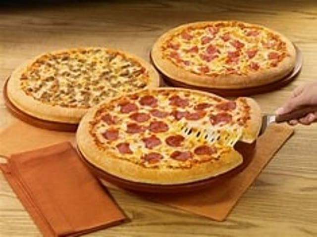 Get 2 Large One Topping Pizza and 10 Fresh Party Wings.
