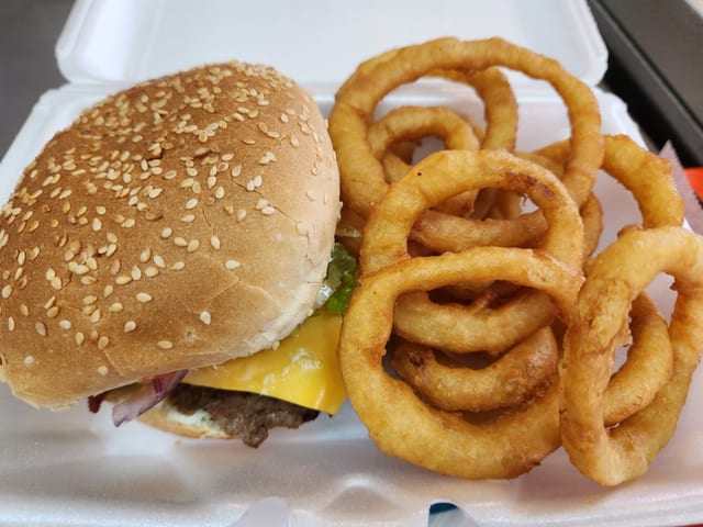 Cheeseburger Sandwich.
