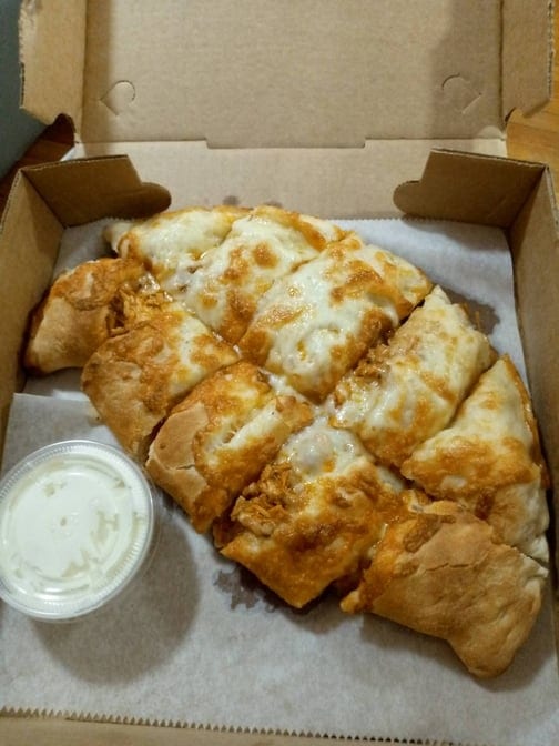Buffalo Chicken Calzone.