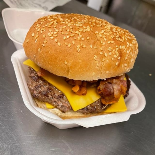 Bacon Cheeseburger Sandwich.