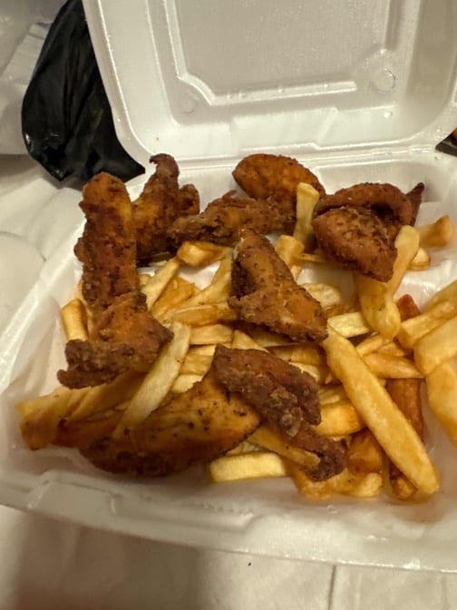 Chicken Tender Dinner.