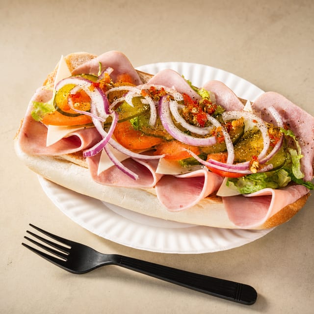 Ham & Cheese Sub.