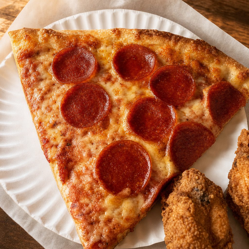 Slice Pepperoni Pizza.