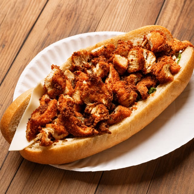 Chicken Fingers Sandwich.
