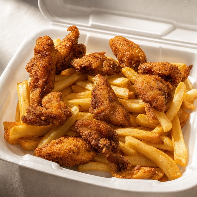 Chicken Tender Dinner.